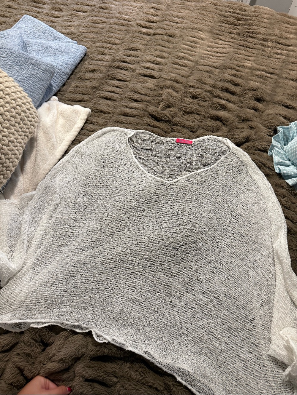 See through shawl